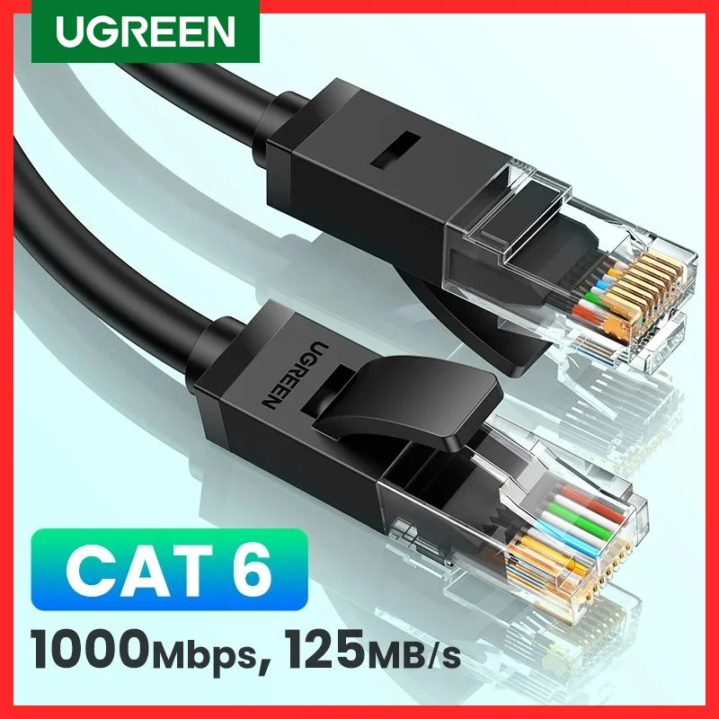 UGREEN Ethernet Cable, Cat6 1000Mbps High Speed Internet LAN Cable RJ45 Compatible for PC PS5 PS4 PS3 Xbox Smart TV Router