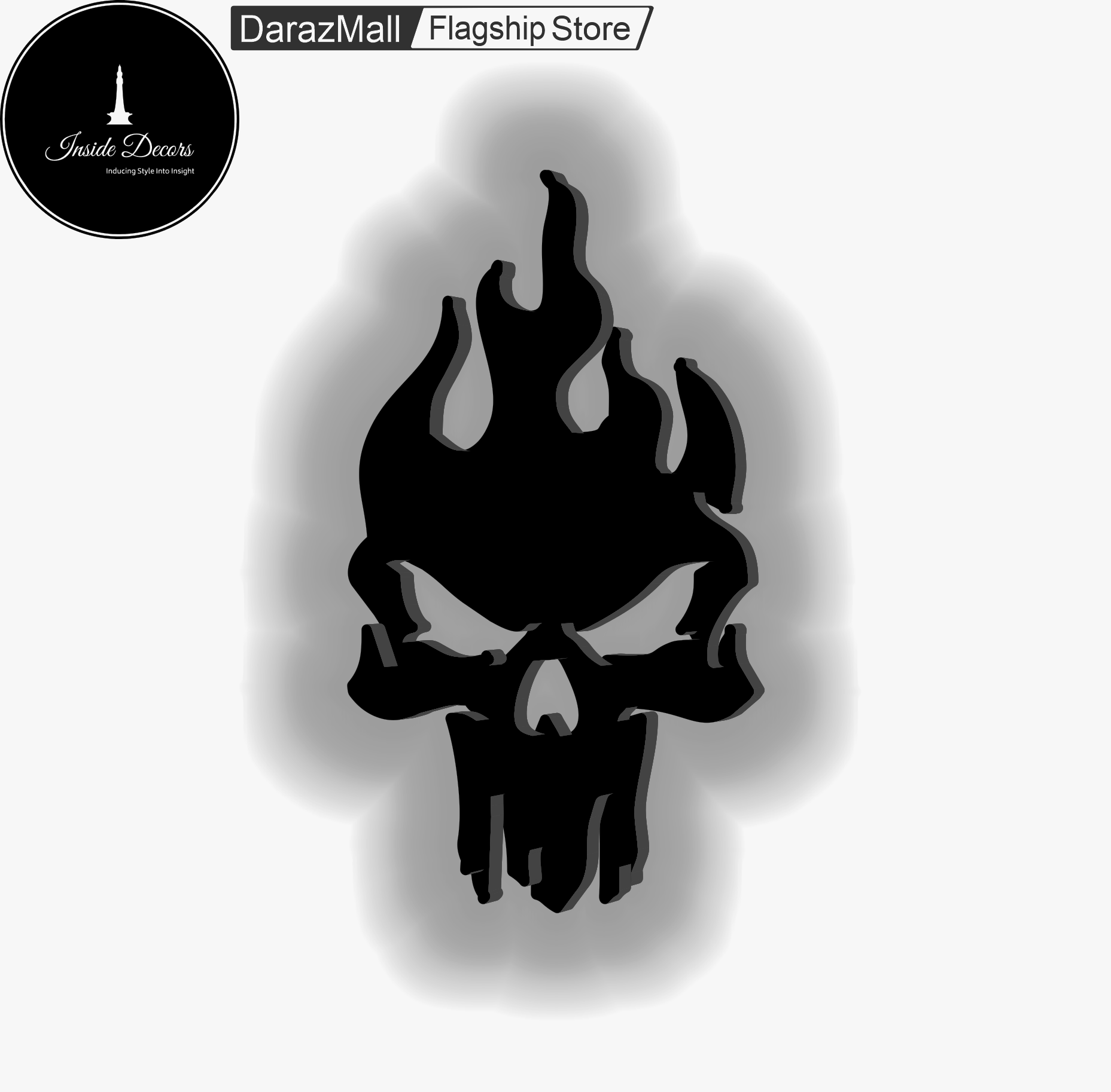 LED Wall Light RGB Skull Design Sconce with Long Wire and Laser Cut for Gaming Room Decor