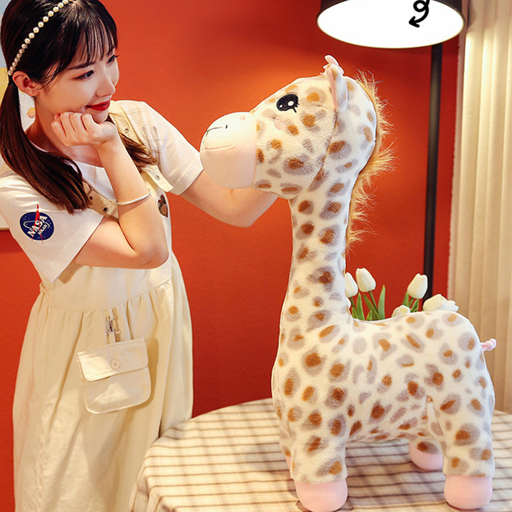 Adorable Giraffe Plush Doll Soft Stuffed Toy Kids Hugging Pillow Gift 50Cm