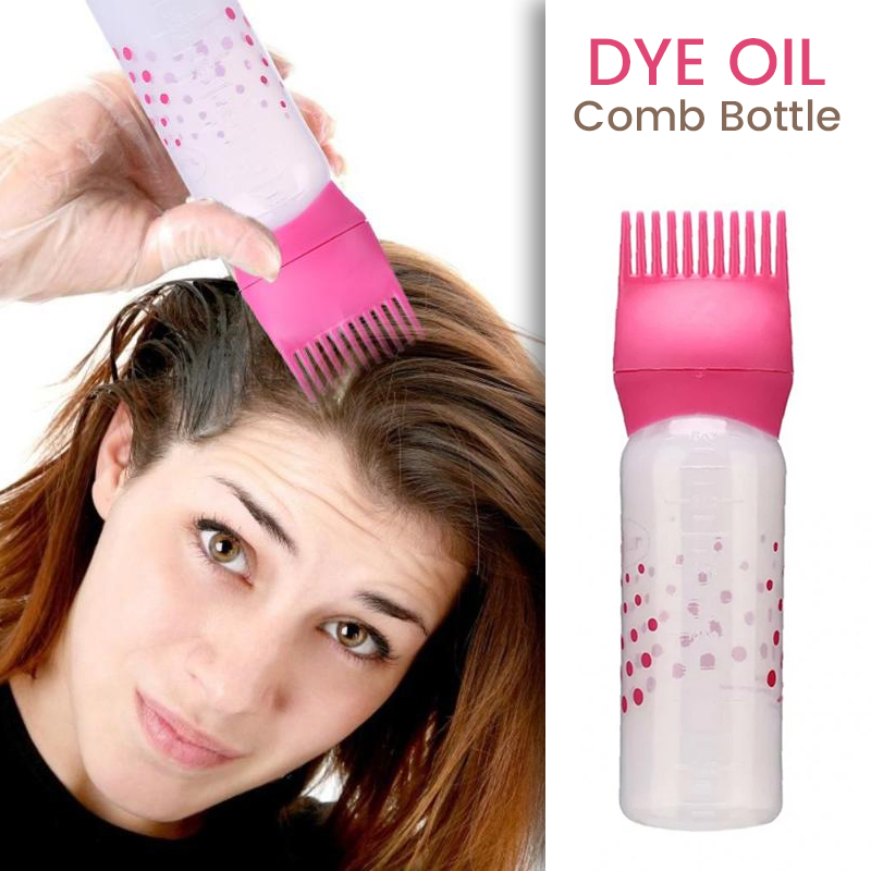 Dyeing Shampoo Bottle Oil Comb Hair Tools Hair Dye Applicator Brush Bottles