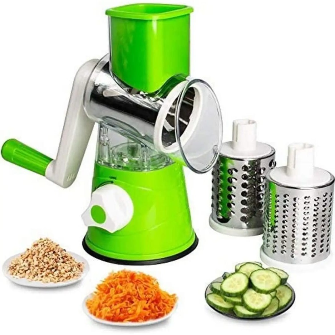 Manual Vegetable Cutter Slicer Round ,Grater,3 in1 Slicer,kadokash