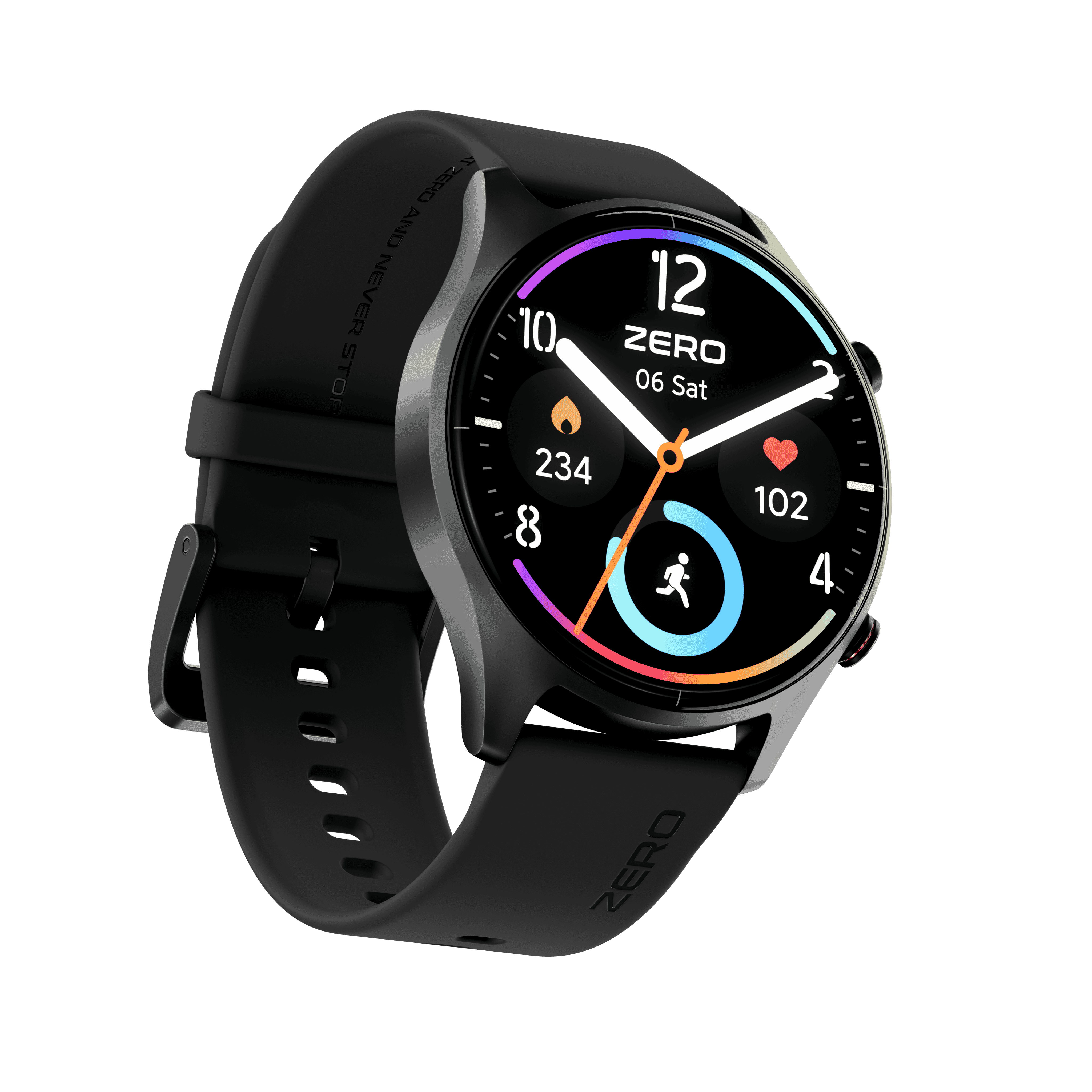 ZeroÂ® ICON Smartwatch 1.32" TFT HD Display | Bluetooth Calling, 100+ Sports Modes, Health Monitoring | IP68 Water Resistance | Customizable Watch Faces | Long Battery Life | Best Price Smartwatch for Men, Women, iOS & Android Users