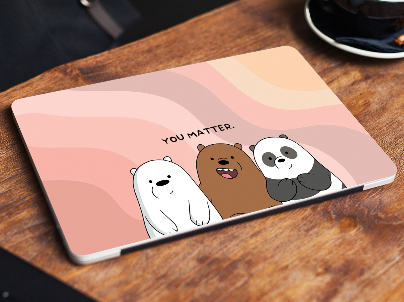 Bears You Matter Laptop Skin Vinyl Sticker Decal, 12 13 13.3 14 15 15.4