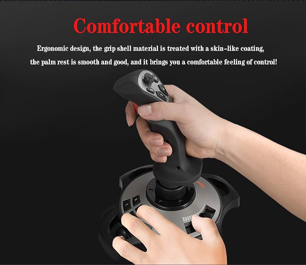 PXN 2113 Wired Flight Joystick Gaming Controller for only PC