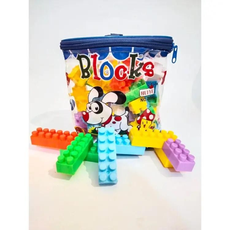 51 Pcs Kids Building Blocks – Brain-Boosting Toy – Colorful Learning Bricks – STEM Development Activity – Durable Non-Toxic Plastic – Fun & Interactive Play – Early Education Toy for Boys & Girls