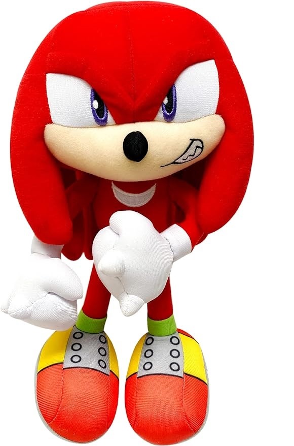 Sonic & Friends – 18” Big Plush Toys | Soft Stuffed Dolls | Perfect Kids Gift & Collectible (Sonic, Tails, Knuckles, Shadow, Amy, Silver).