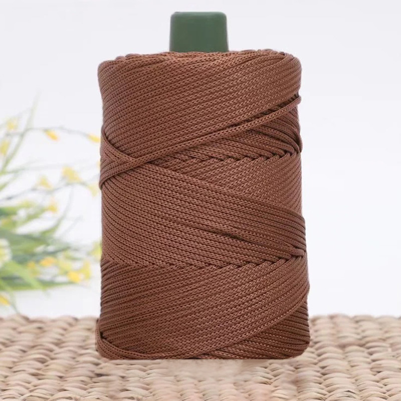 3mm New Summer Crochet Yarn Ice Rope Thread for Hand Knitting Bag Hat ...