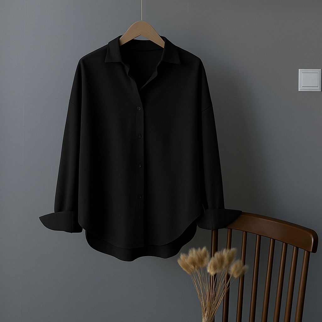 High Quality Casual Button Down Shirt – Oversized Long Sleeve Unisex Shirt – Soft Comfortable Export Quality – Casual & Party Wear