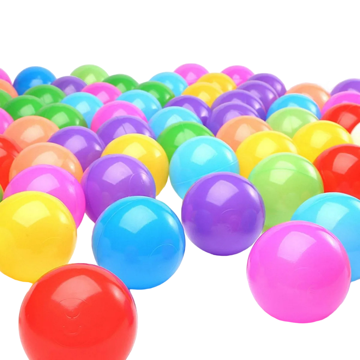 Soft Plastic Balls for Tent and Colorful Soft Water Pool Ocean Wave Ball Outdoor Fun Sports Baby Toy develop hand-eye coordination physical activities