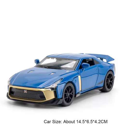1:32 Nissan GT-R50 Diecast Model Car | Metal Body | Pull Back | Collectible Toy alternate view