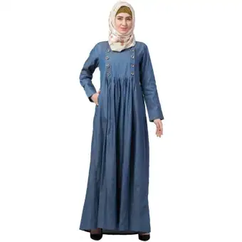 denim abaya daraz