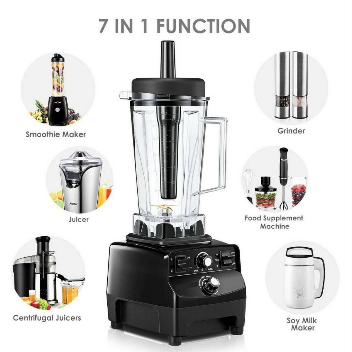 High Power Commercial Smoothie Vacuum Blender: Buy Online at Best Prices in  Pakistan 