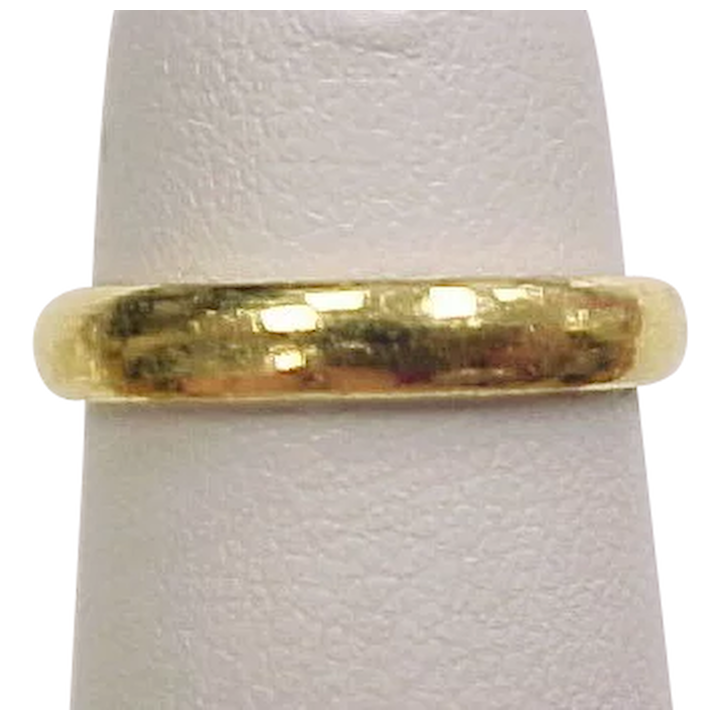 Golden Round Stainless Steel Ring For Men
