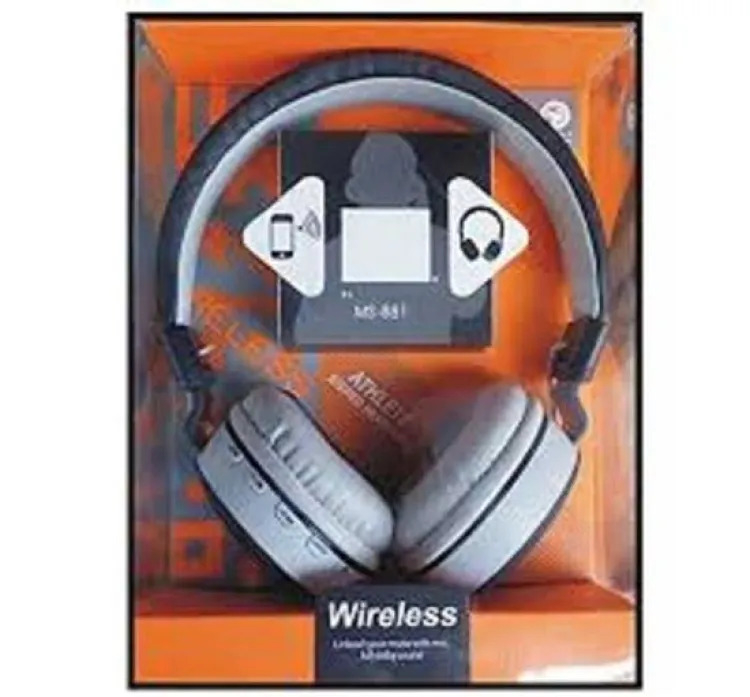 MaxPro Wireless Bluetooth Headphone V5.3 Foldable Over Ear Headset Long Standby – Techno Touch BD