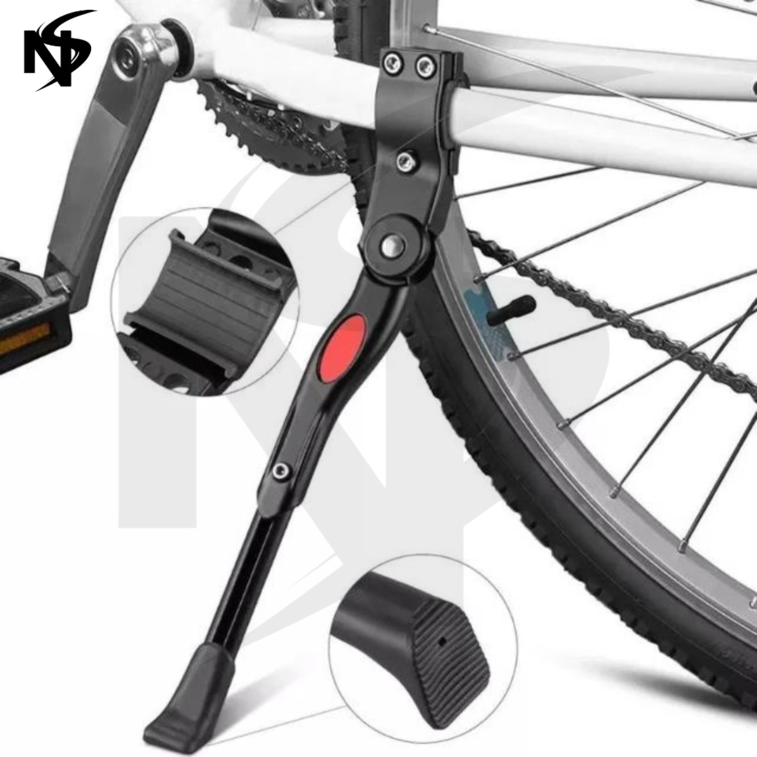 Univercal Bicycle Cycle Kick Stand Side Stand Adjustable for All Cycles - Rear axle mounting KickStand For All type of Bicycle |  Durable and Versatile Side Stand for All Types of Bicycles, Fits Any Bike Model"