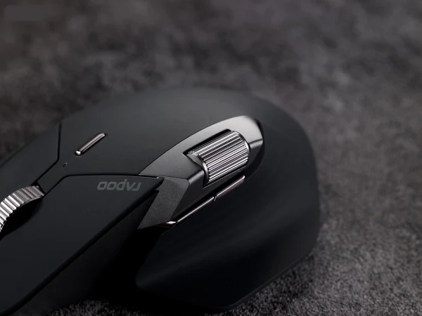 RAPOO MT760 PRO Wireless Mouse Black NearLink + Bluetooth 5.0 Multi-Device, 12K DPI, 2K Polling, Ergo for Work & Gaming, 11 Programmable Buttons 25 e64ebe3e7843250615f5fc0b79bbaa89