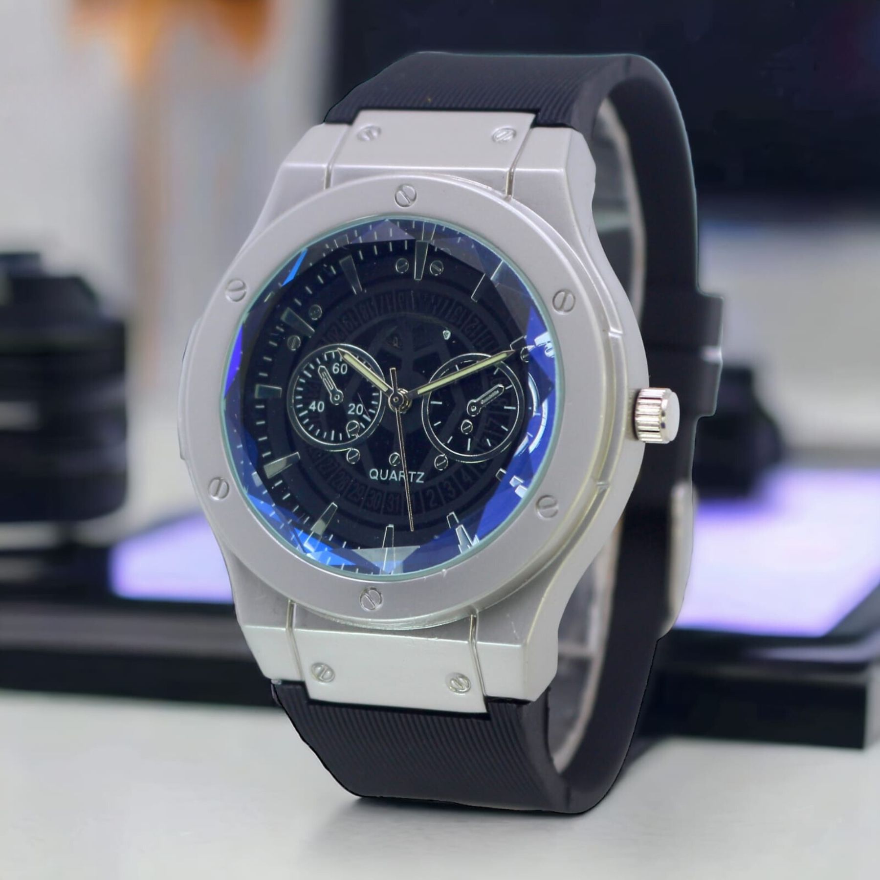 Men’s Watch For Mens Stylish and Durable design Perfect For Sports And Outdoor Activities Comfortable To Wear With Adjustable Strap