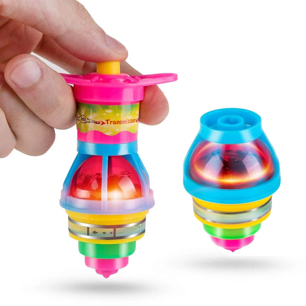 Starhig LED Light Up Spinning Tops for Kids – Flashing Luminous Classic Toy for Boys & Girls