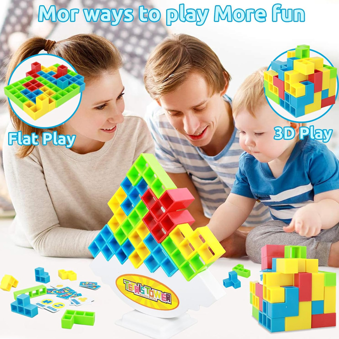 Stack Bricks Game Tetris-Inspired Brick Stacking Tower Game - Strategy & Fun | Daraz.pk