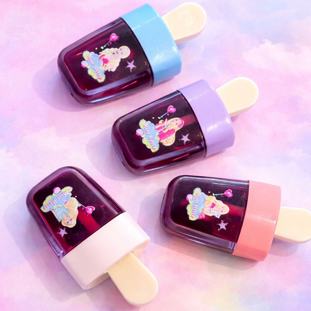 Cute Ice Cream Lip & Cheek Tint for Girls | Long Lasting Water Tint | Cute Popsicle Lip Tint | Natural Blush Makeup | Hydrating Lip Stain