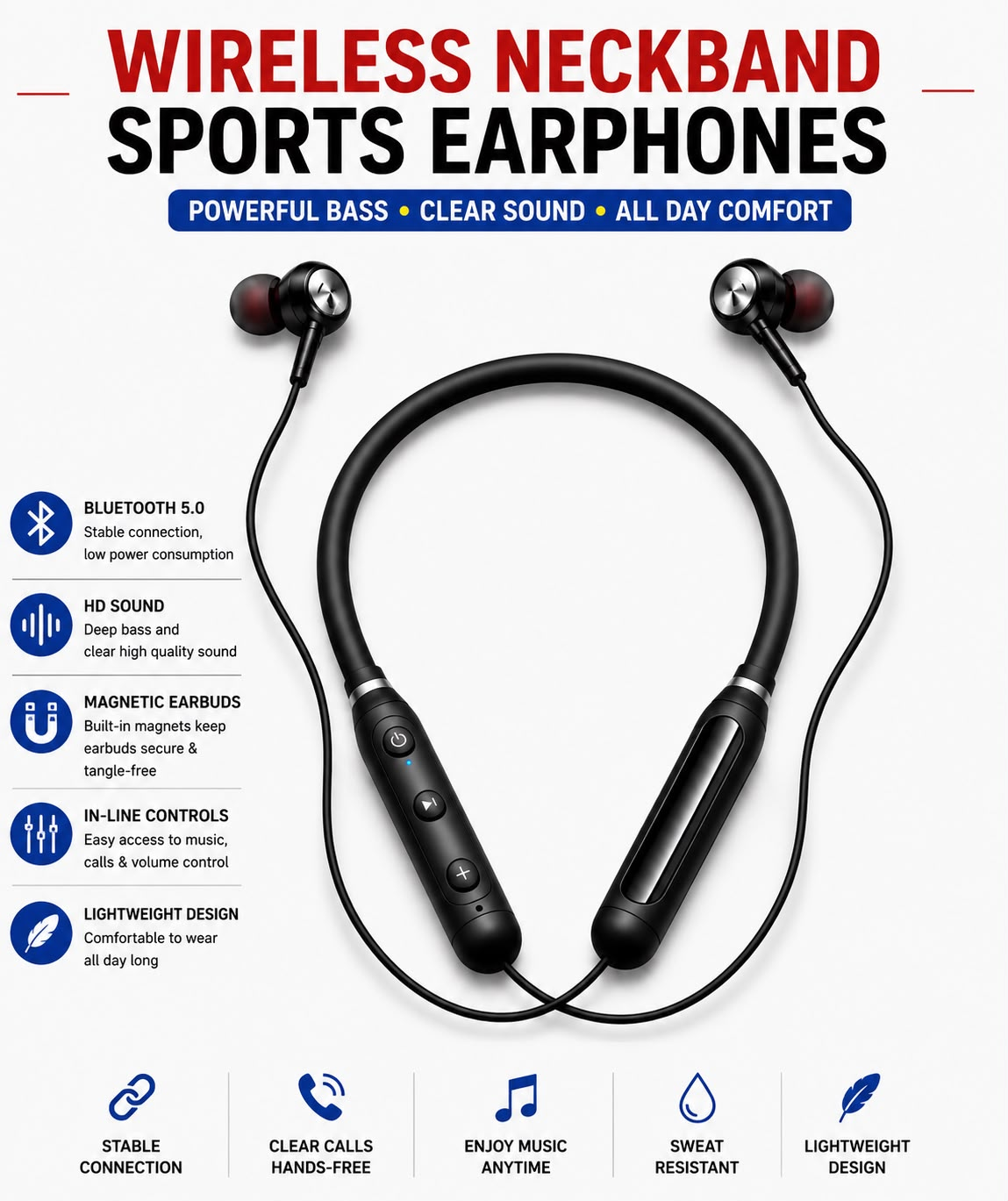 P47 Wireless headphones with Microphone Bluetooth Foldable Headset Support FM Radio TF for PC ,TV Smart Phones & Tablets etc.