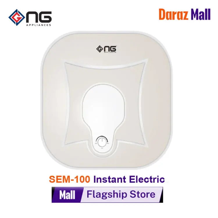 Nasgas Electric Geyser 10 Litter SEM 100 Semi Instant Electric Water Heater  Brand Warranty