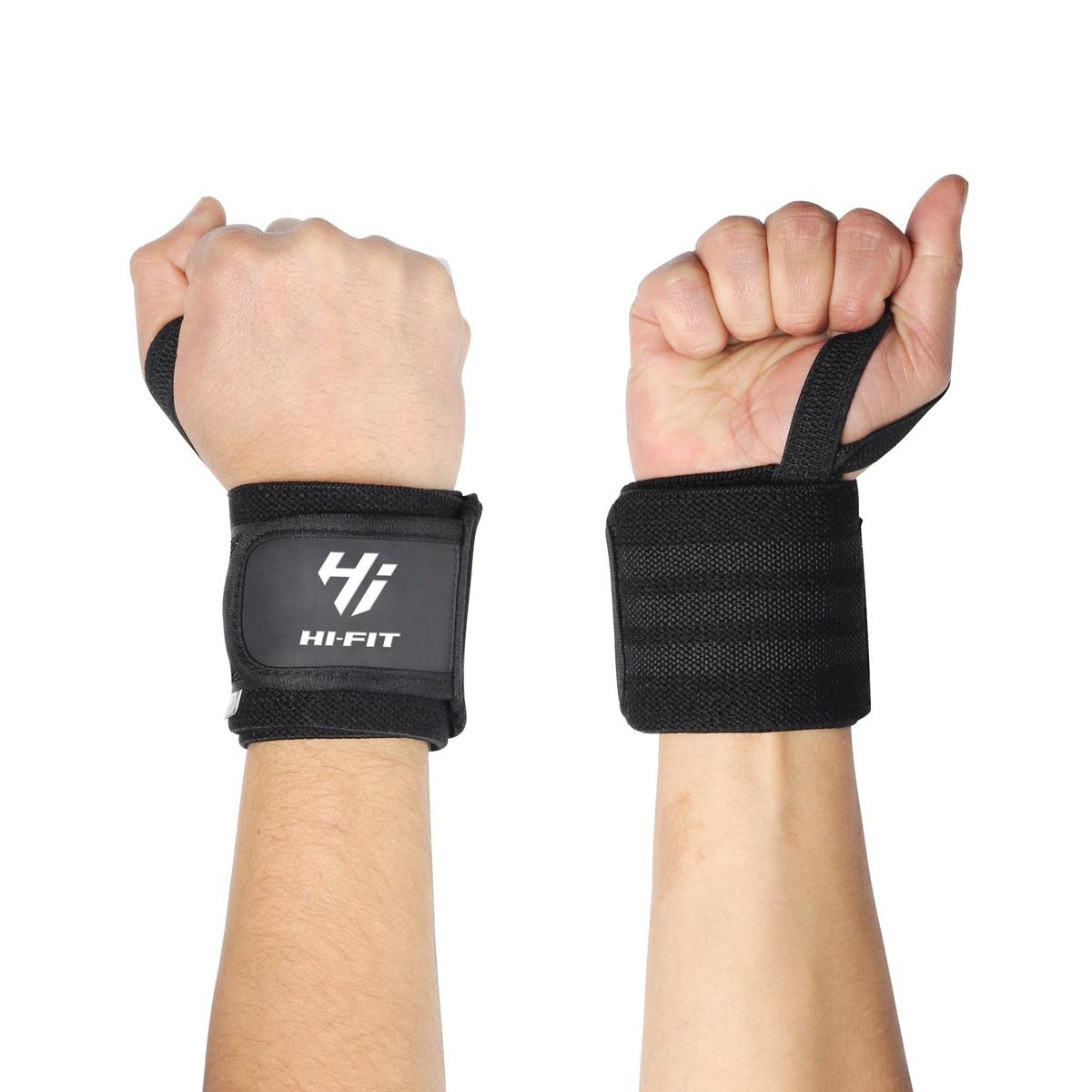 Weightlifting Gym Wrist Wraps For Workout Fitness Hi-Fit