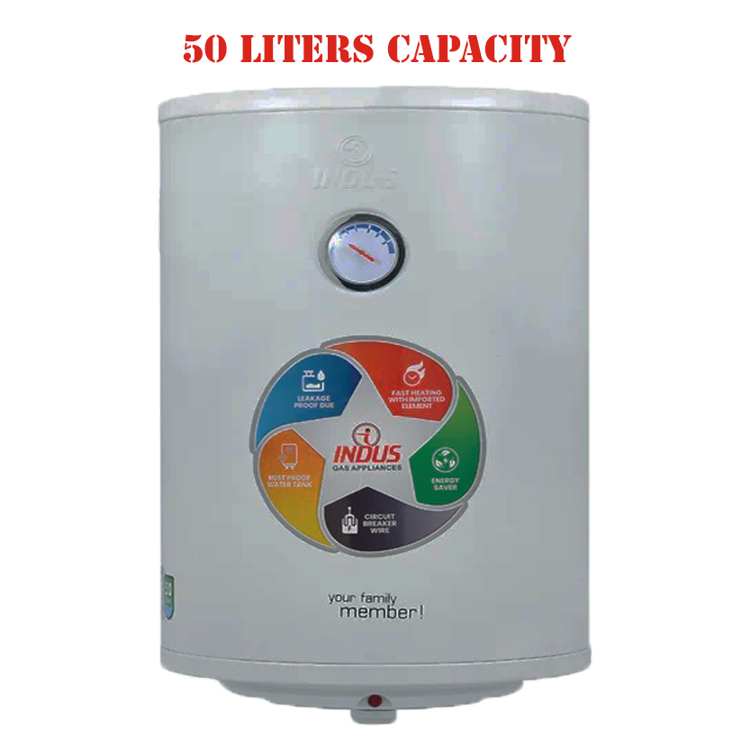 Indus Semi Instant Electric Water Heater 50 Litres 14 Gallon