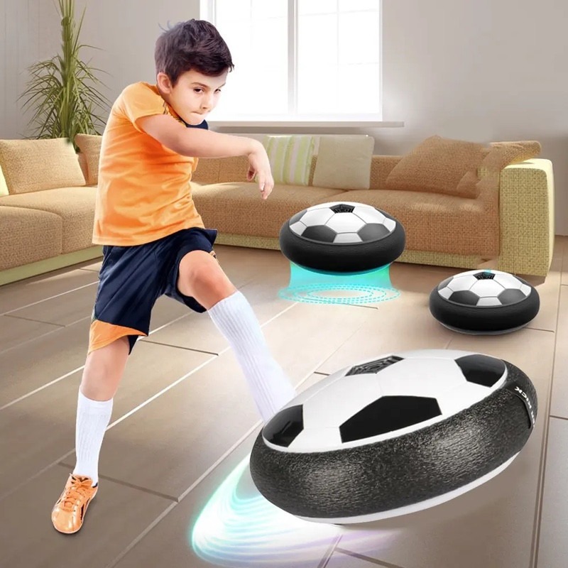 Hover Soccer Ball with LED Lights - Floating Football Toy for Kids and Adults - Indoor Outdoor Fun Play Gift Idea - Best Selling Unique Toy - Boys Girls Birthday Present
