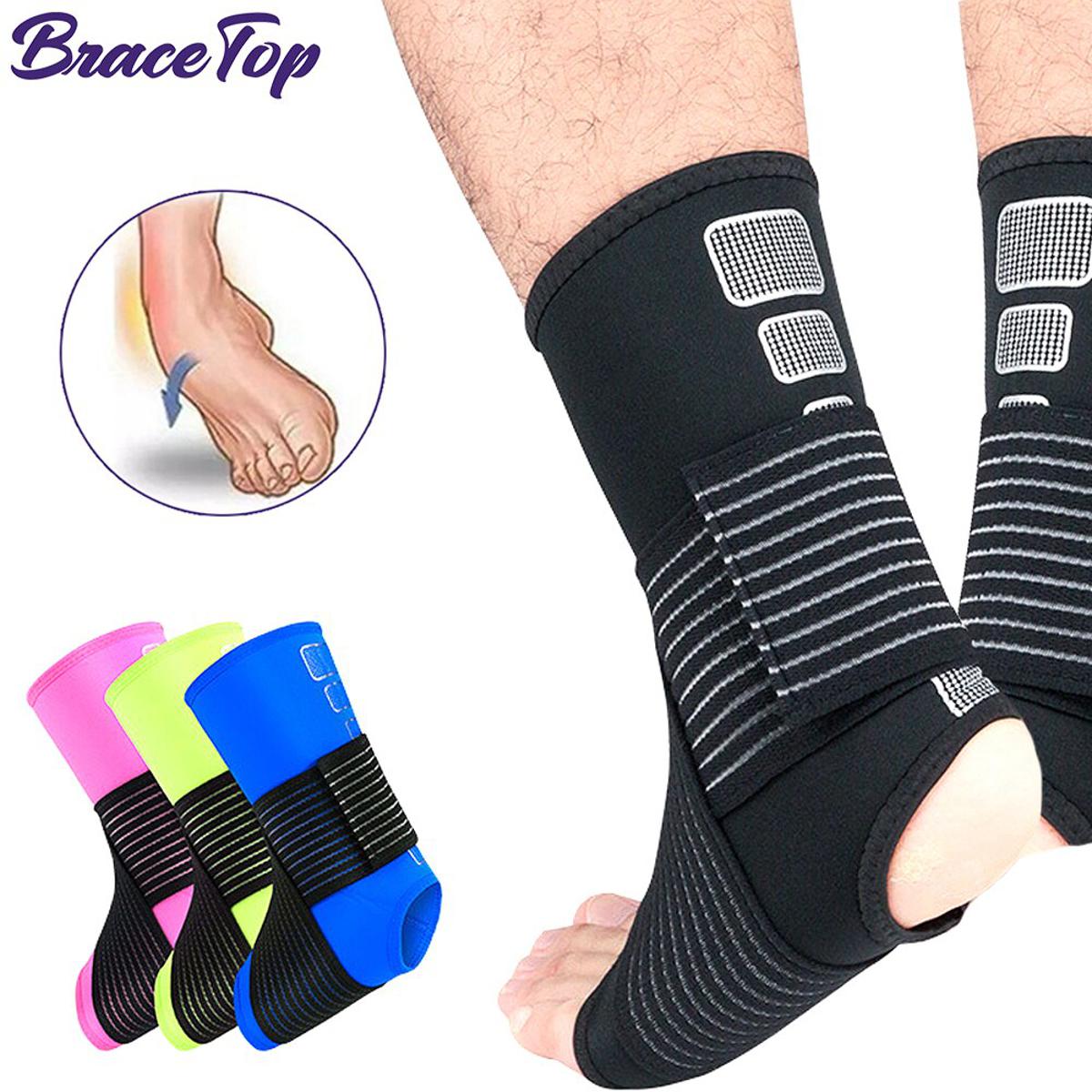 Ankle Support KK-111 Protection Gym Running Protection Foot Bandage Elastic Ankle Brace Guard Sport Fitness Brace Support price in Pakistan