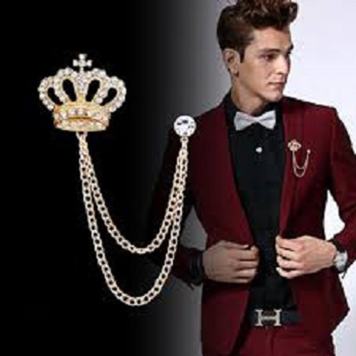 Brouches for Men in new fancy design  for coat and prince coat