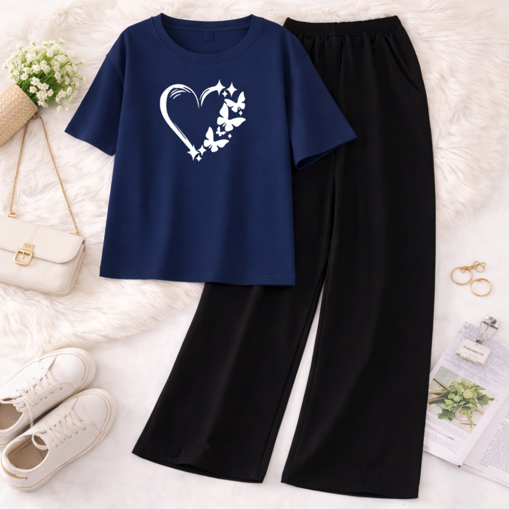Blue & Black