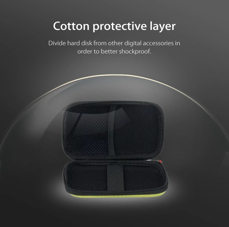 Orico 100% Original External Portable Hard Disk Drive Case - Black
