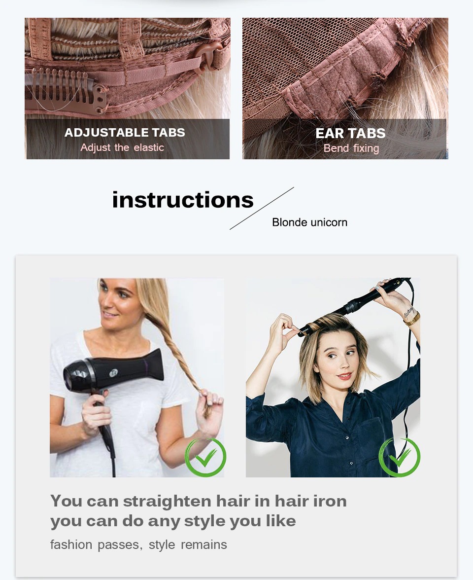 Full Head Wig for Girls | Natural-Looking Free Style Front | Regular Length Synthetic Wig
