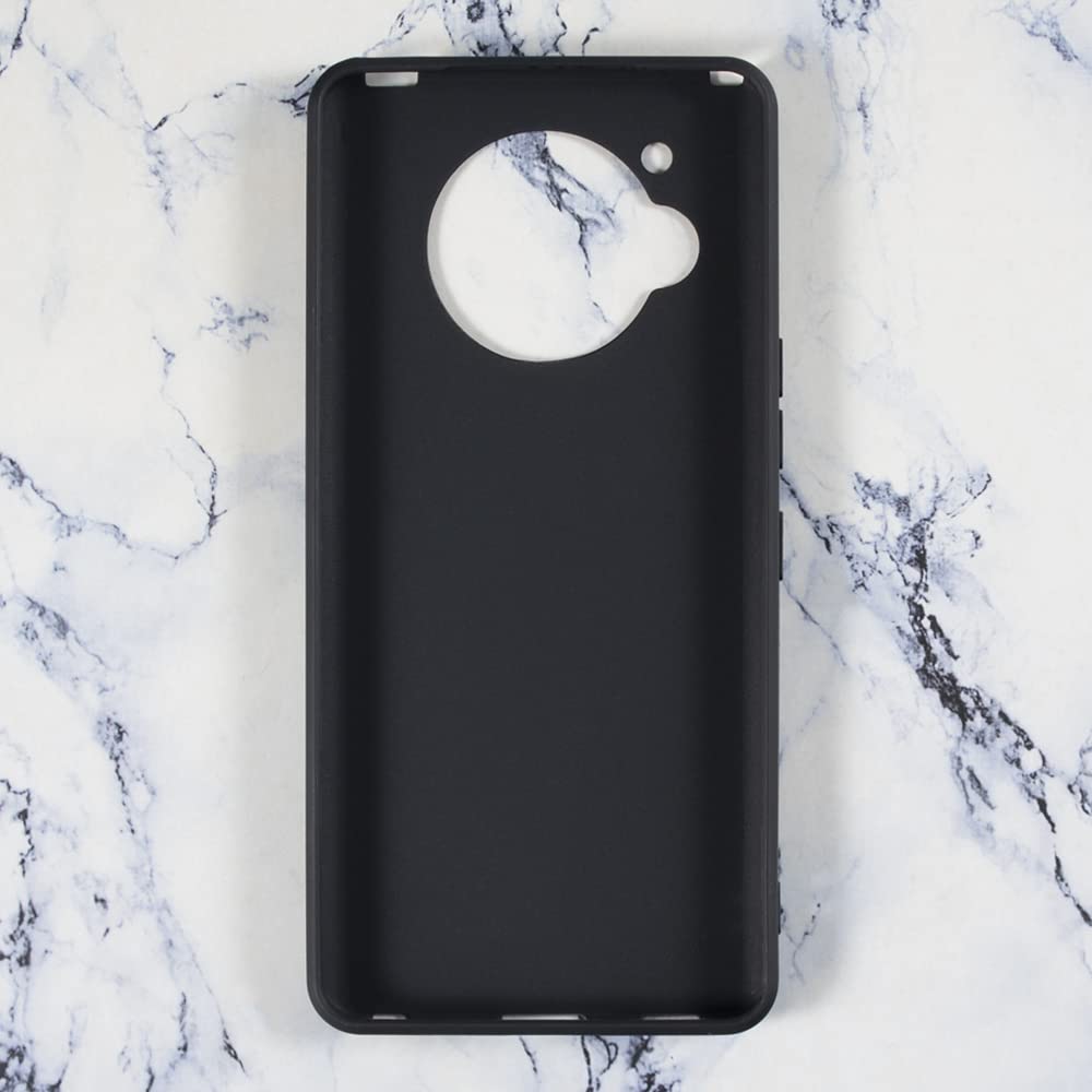 Sharp Aquos R7 Soft Silicone Black TPU Silky Cover Shock Proof Stylish Case Camera Protection Bumper Phone Protective Mobile Back Cover For Sharp Aquous R 7