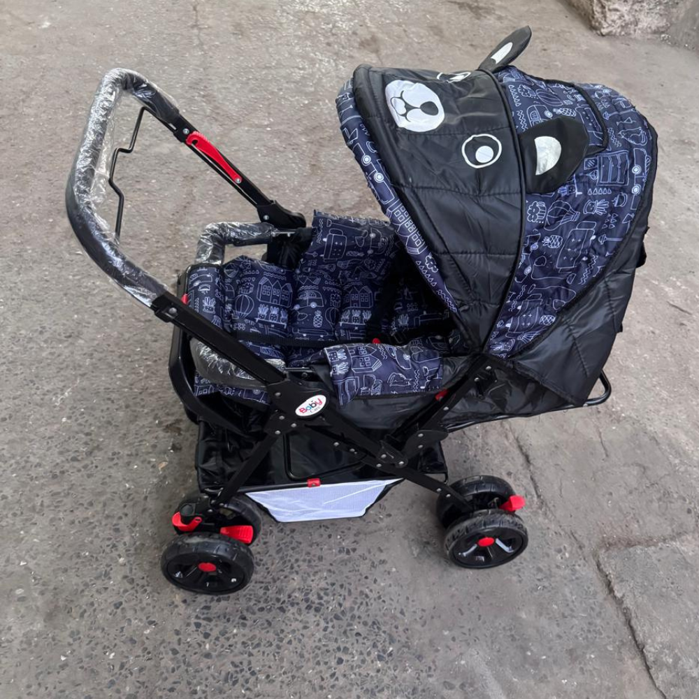 8 Big Tyres Alloy Foldable Baby Stroller Pram