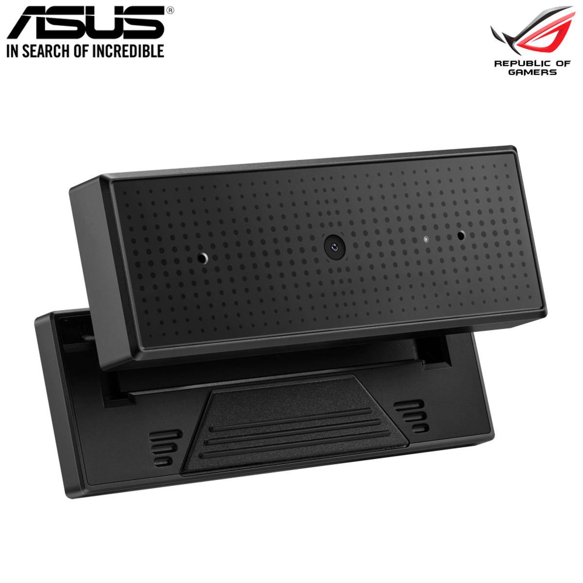ASUS ROG Eye S Full HD 60 fps Webcam with AI-powered and Noise-Canceling Mics for Superior Live-Streaming Audio and Compact Design