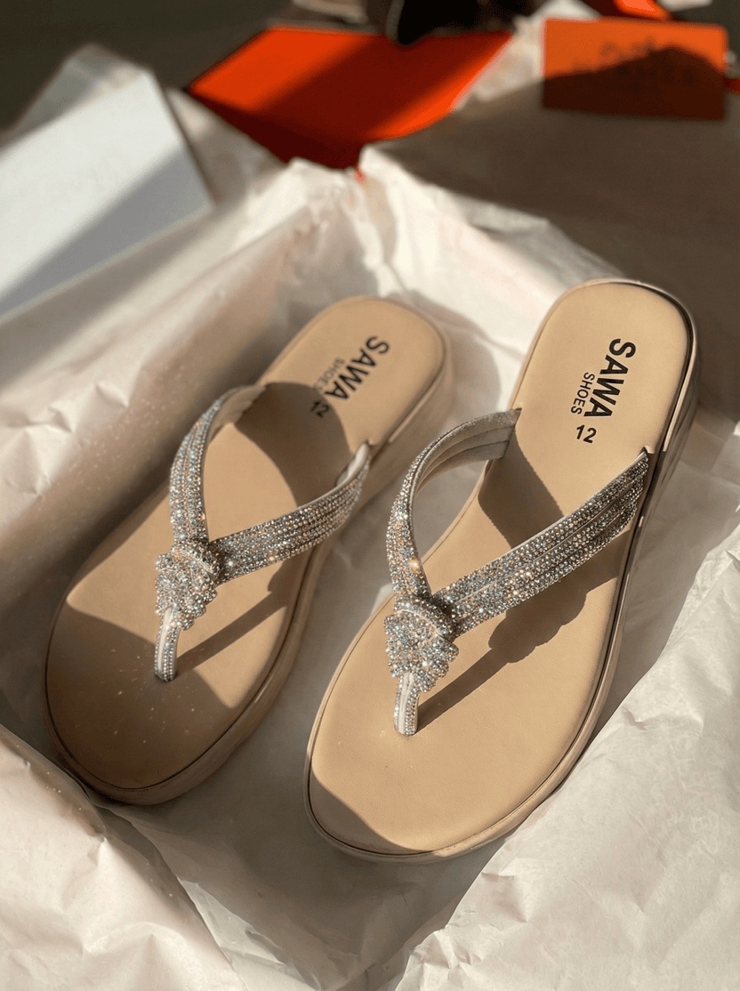 Stylish Wedge For Women or Girls-SAWA SHOES- 433