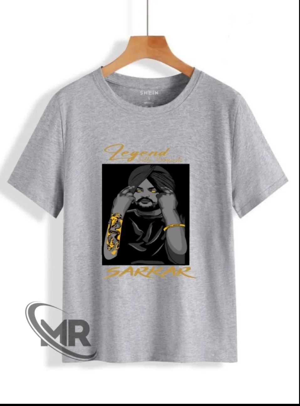 SIdhu Moosewala Printed Summer Cotton Half Sleeves O Neck T Shirt For Men & Boys
