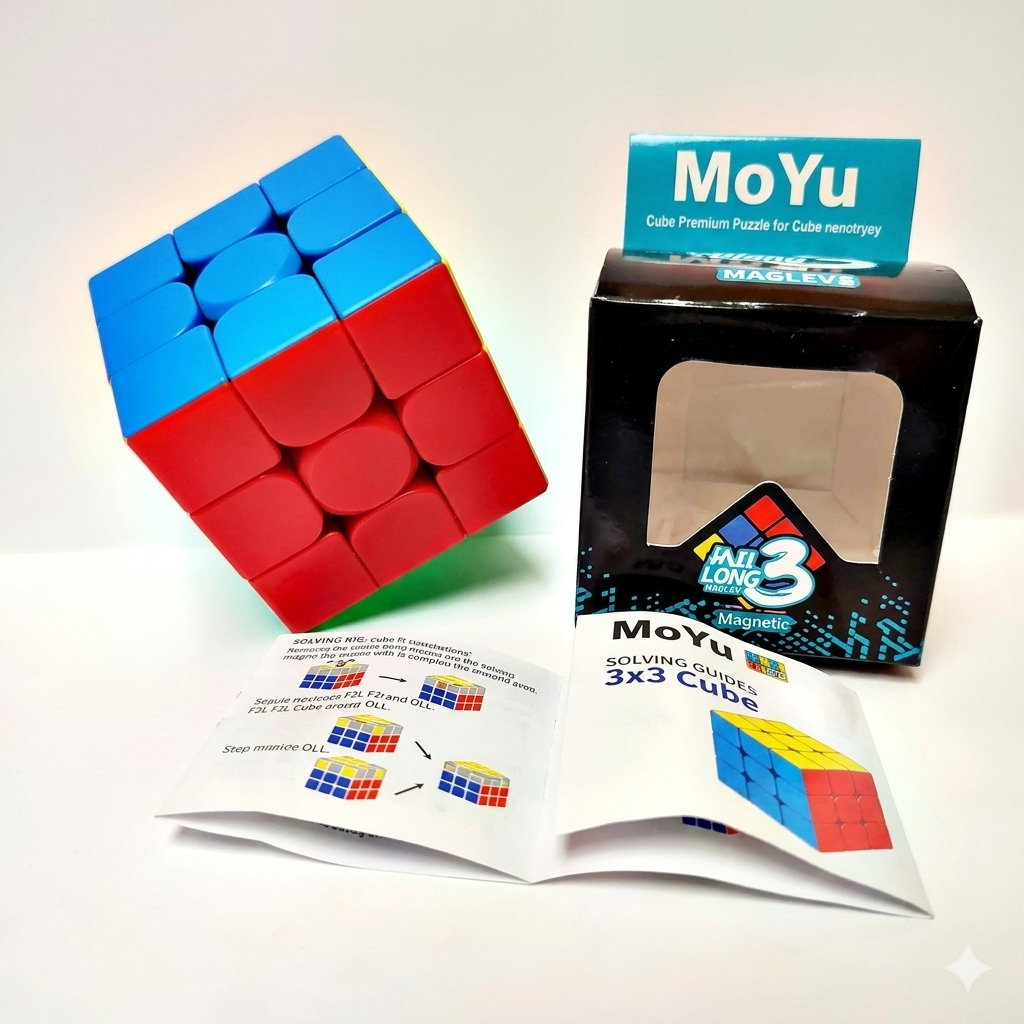 Imported Original 3×3 moyu Rubik Cube Speed Cube Stickerless Puzzle Magic Cube Rubik Cube 3D Puzzle gift for kids Toy | 3D Puzzle