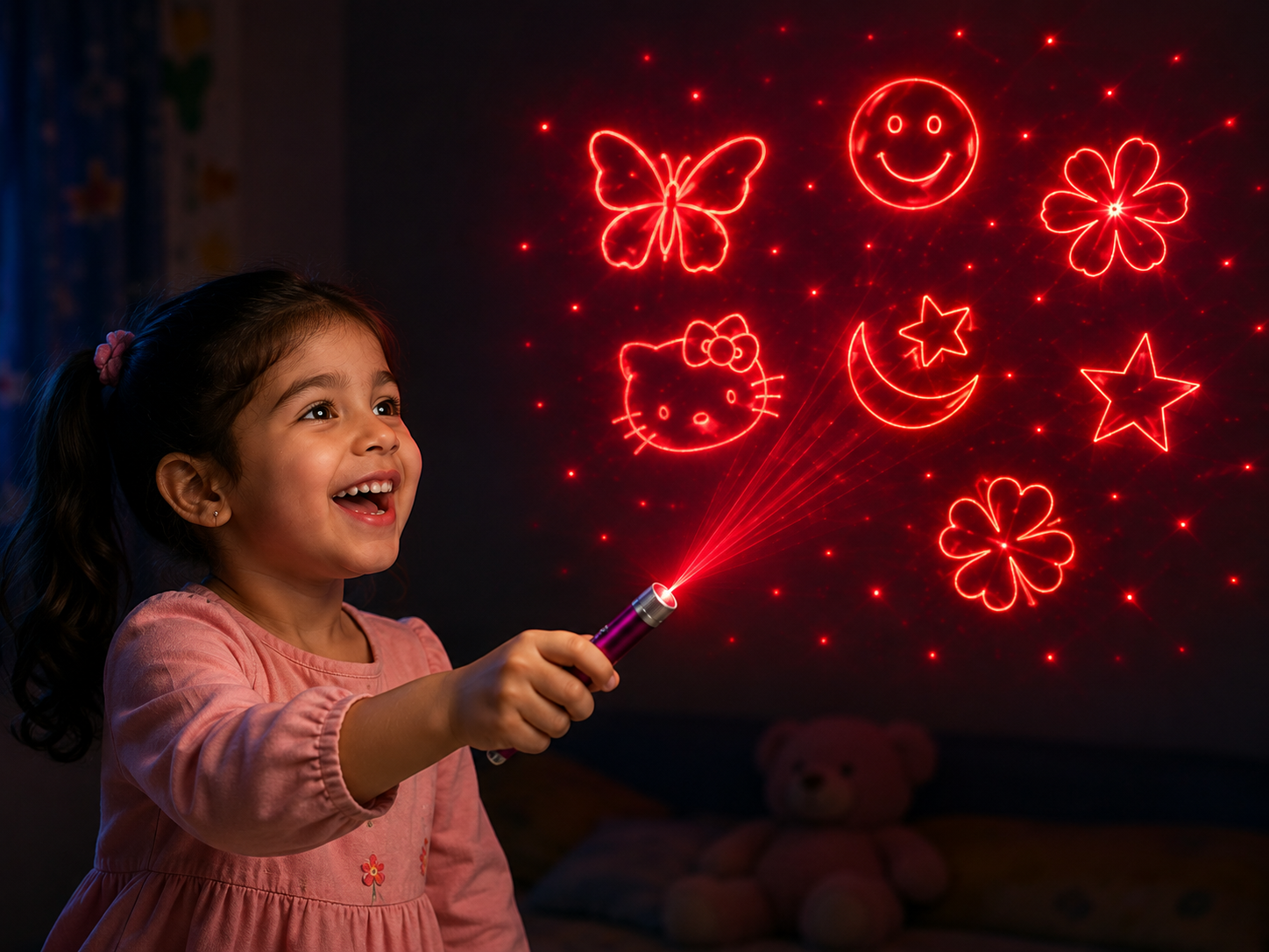 Multifunction Mini Laser Light Pointer for Kids with Carabiner Clip | Mini Laser Pointer Pen | Portable Laser Light | Keychain Laser Pointer | Presentation Laser | Cat Toy Laser | Outdoor Laser Light