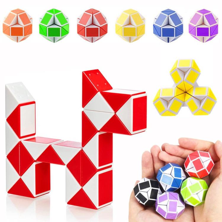 Snake Ruler Puzzle Trendy Innovative Funny Qiyi Magic Snake Ruler Toy High Qauality 24 ...