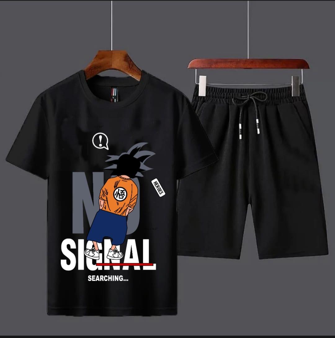 Stylish Single Boy Printed Round Neck Half Sleeves Casual Tracksuit Amazing And Trendy T Shirt And Shorts for men n boys Gym Part Shirt And Jogging Track Suit