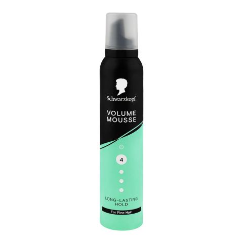Volume Mousse Long-Lasting Hold, 4, Vegan, Silicon Free, For Fine Hair | Hair Styling Care | 200ml