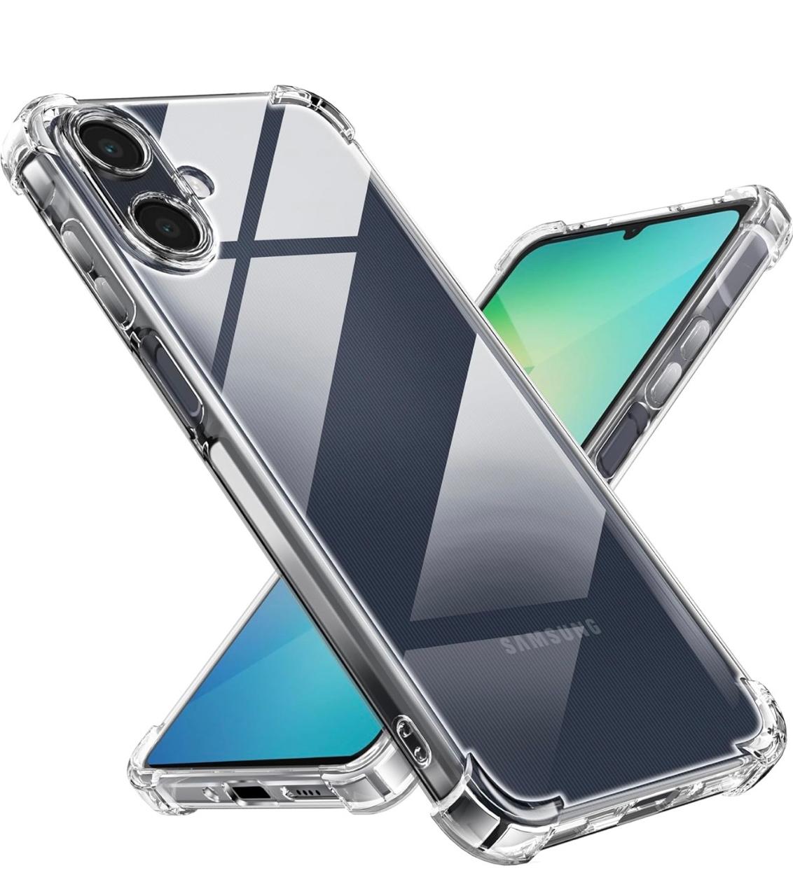 Samsung A07 4G Back Cover Transparent Soft Bumper Clear Back Case Imported