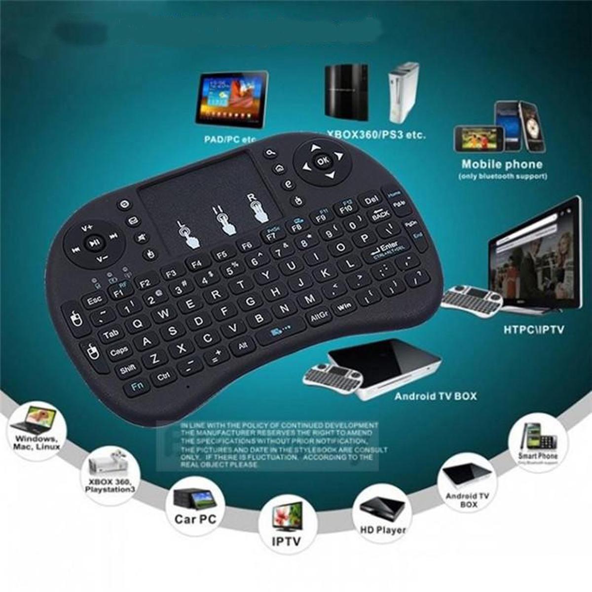 Wireless Mini keyboard RF500 with Mouse Touch Pad For LED/ Android TV / Mobile / Andr0id box / Laptop