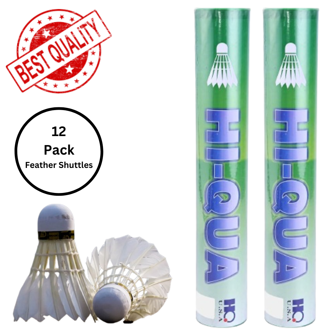 Badminton Feather Shuttles box pack of 12
