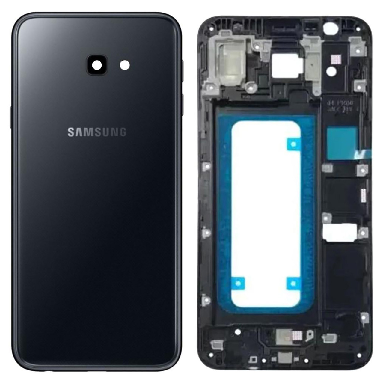 Samsung Galaxy J4 Plus Middle Frame Housing With Side Button and