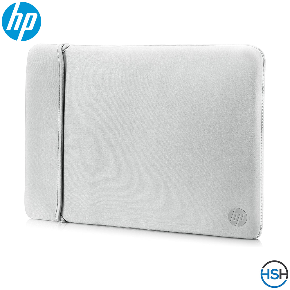HP 15.6 Inch Black & Silver Reversible Neoprene Sleeve for Laptop