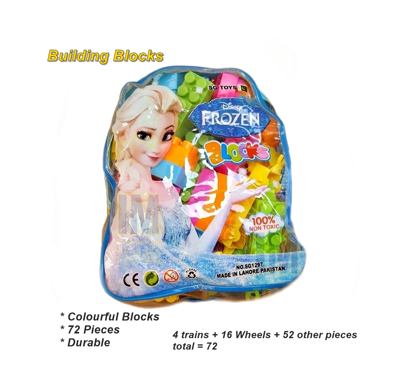 Blocks Pack 72 Educational Toy for Kids